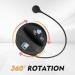 Car Fuel Cap, Leak-proof Anti-loss Rotary Fuel Tank Cover with Clear Marking, OEM# 15763227 GT231, Compatible with Chevy Avalanche Silverado Suburban Tahoe GMC Sierra Yukon Escalade (Black) - Image 7