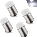 4 PCS Car 1156 LED Turn Signal Lights, BA15S 1141 3156 P21W 3014-9SMD Single-contact Bulb, High-brightness Anti-vibration Bulb, Plug and Play Replacement for Car RV Camper (White)