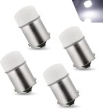 4 PCS Car 1156 LED Turn Signal Lights, BA15S 1141 3156 P21W 3014-9SMD Single-contact Bulb, High-brightness Anti-vibration Bulb, Plug and Play Replacement for Car RV Camper (White) - Image 2