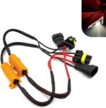 2 PCS Car LED Light Decoders, 9006/HB4 Plug and Play Warning Error Eliminator, Anti-flicker Load Resistor Harness Adapter, Universal Bulb Retrofit Fault Cancel Device for Cars (Black) - Image 2