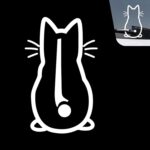 Cat Car Windshield Wiper Sticker, Cute Cartoon Tail Wagging Effect Wiper Sticker, Rear Windshield Waterproof Decorative Decal, Self-adhesive Exterior Accessory for Cars (White) - Image 2
