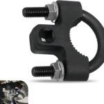 Car Inner Tie Rod Installation Tool, U-shaped Serration Anti-slip Wrench, Anti-rust Steering Linkage Removal Wrench, Universal Steering System Repair Accessory for Cars Trucks SUVs (Black)