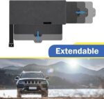 Car Sun Visor Extender, Bi-directional Expandable Anti-glare Visor, Clip-on Side Window Filtering Sunshade, Sun Blocker Protection Accessory for Driver & Passenger Side (Black) - Image 6