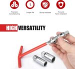 3 PCS Car Spark Plug Socket, 5/8" 13/16" T-handle Swivel Socket Kit, Non-slip Rotating Spark Plug Remover Installer Tool, Engine Maintenance Part for Cars Truck SUVs (Multicolored) - Image 7