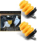 2 PCS Car Rear Axle Bumper, Rear Shock Absorber Bump Stop with Nut, Reduce Rattle Buffer Replacement OEM# 15712438, Compatible with Chevy Silverado 1500 2500 3500 Suburban GMC Sierra (Yellow) - Image 7