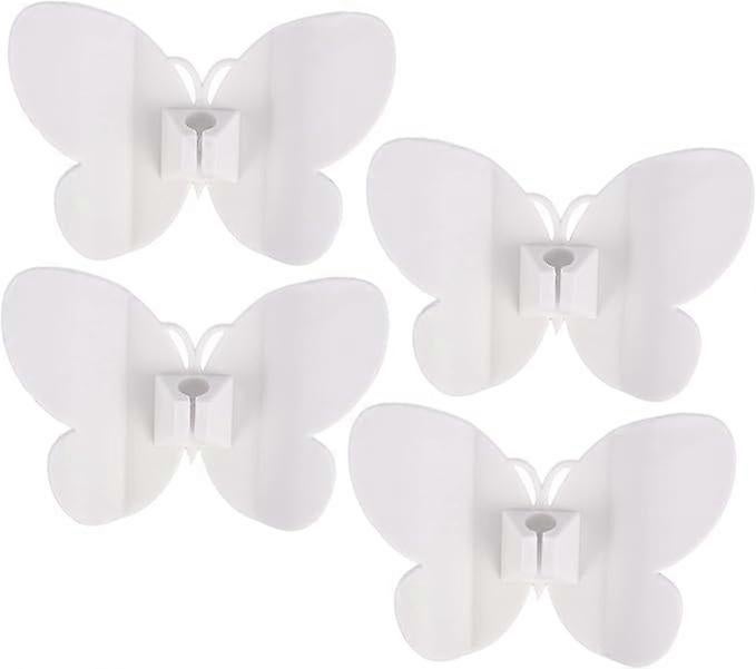 V1263-JX-4238-202604150005-00 4pcs USB Cable Winder Clips Desk Cord Organizer Butterfly Wire Holder for Appliance - Image 1
