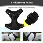 Dog Chest Harness, Adjustable Breathable Reflective Soft Vest Anti-Pull Night Strap - XL - Image 7