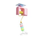 Electric Cat Yo-Yo Toy, Interactive Self Play Boredom Relief Automatic Pet Exercise Toy for Indoor Cats - Pink