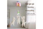 Electric Cat Yo-Yo Toy, Interactive Self Play Boredom Relief Automatic Pet Exercise Toy for Indoor Cats - Pink - Image 5