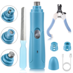 Electric Dog Nail Clippers for Dog Nail Grinders Rechargeable USB Charging Pet Quiet Cat Paws Nail - Image 2