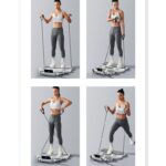 6-in-1 Multifunctional Fitness Training Board, Smart Timing, Home Workout Equipment (includes pull rope) – Black - Image 5