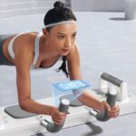 Multifunctional Push-Up Board, Smart Timing & Counting, Home Workout Board with Resistance Bands—White - Image 4