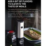 Type-C -Electric Pepper Grinder, 5-level Adjustable Spice Mill With LED Light, Automatic Salt & Pepper Grinder - Image 2
