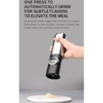 Type-C -Electric Pepper Grinder, 5-level Adjustable Spice Mill With LED Light, Automatic Salt & Pepper Grinder - Image 4