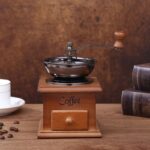 Vintage Wooden Manual Coffee Grinder, Adjustable Hand Crank Coffee Bean Mill For Home Use - Image 2