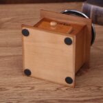 Vintage Wooden Manual Coffee Grinder, Adjustable Hand Crank Coffee Bean Mill For Home Use - Image 8