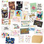 Colorful Happy Birthday Greeting Cards Set, 24Pcs Cards with Envelopes - Image 2