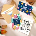 Colorful Happy Birthday Greeting Cards Set, 24Pcs Cards with Envelopes - Image 4