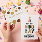 24 PCS Black Gold Happy Birthday Cards Set, Assorted Birthday Greeting Cards with Envelopes - Image 2