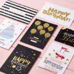 24 PCS Black Gold Happy Birthday Cards Set, Assorted Birthday Greeting Cards with Envelopes - Image 5