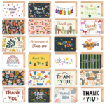 24-Piece Thank You Card Set, Greeting Note Cards with Envelopes, Greeting Card Set - Image 7