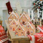 Kraft Paper Christmas House Gift Boxes, 12 Designs Candy Treat Boxes 24 Pcs Set - Image 3