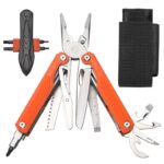 Outdoor Multi Tool Pliers Foldable Multi-function Pocket Survival Tool with Bits Set