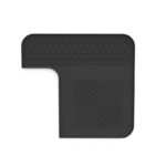 L Shaped Silicone Coffee Machine Mat, Non Slip Heat Resistant Espresso Machine Drip Tray Protector Pad-Black - Image 6
