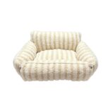 Cozy Foldable Pet Sofa Bed with Plush Sherpa Fleece – A Portable, Warm Retreat for Cats and Small Dogs Perfect for Nap Time, Travel, and Living Room Lounging (Grey) - Image 10