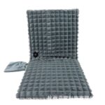 USB-Powered Heated Seat Cushion with Plush Faux Rabbit Fur, Anti-Slip Base, and Foldable Backrest – Ideal for Office Chairs, Car Seats, and Outdoor Camping Chairs in Rock Gray, Cherry Pink, and Fallen Yellow. (90×45×2cm, Yellow) - Image 7