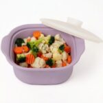 Multipurpose Platinum Silicone Steamer Pot – Food-Grade, Freezer-to-Oven Safe, Microwave & Dishwasher Friendly for Meal Prep, Baby Food, and Everyday Cooking (600ml, Green) - Image 10
