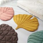 Cozy Leaf-Shaped Pet Mat for Dogs and Cats – Multi-Use Plush Sleeping Pad, Warm Blanket, and Crate Cover for All Seasons, Soft Pillowy Cushion Perfect for Resting, Napping, or Snuggling Anytime (Yellow) - Image 9