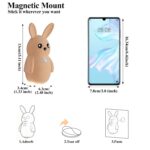 Adorable bunny-shaped motion sensor wall light with magnetic mounting, flicker-free LED, and three color temperatures—perfect for bedrooms, hallways, and staircases to create a warm, hands-free glow at night. (Blush, 2PCS) - Image 2