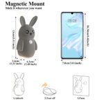 Adorable bunny-shaped motion sensor wall light with magnetic mounting, flicker-free LED, and three color temperatures—perfect for bedrooms, hallways, and staircases to create a warm, hands-free glow at night. (Blush, 2PCS) - Image 11