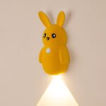 Adorable bunny-shaped motion sensor wall light with magnetic mounting, flicker-free LED, and three color temperatures—perfect for bedrooms, hallways, and staircases to create a warm, hands-free glow at night. (Blush, 2PCS) - Image 14