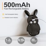 Adorable bunny-shaped motion sensor wall light with magnetic mounting, flicker-free LED, and three color temperatures—perfect for bedrooms, hallways, and staircases to create a warm, hands-free glow at night. (Pink, 3PCS) - Image 7