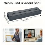 Portable A4 Thermal Printer with Bluetooth Wireless Connectivity, Inkless Printing for Home, Office, and Tattoo Transfer Use on Paper and Various Media (White) - Image 2