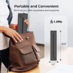 Portable A4 Thermal Printer with Bluetooth Wireless Connectivity, Inkless Printing for Home, Office, and Tattoo Transfer Use on Paper and Various Media (White) - Image 3