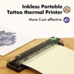 Portable A4 Thermal Printer with Bluetooth Wireless Connectivity, Inkless Printing for Home, Office, and Tattoo Transfer Use on Paper and Various Media (White) - Image 9
