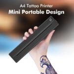 Portable A4 Thermal Printer with Bluetooth Wireless Connectivity, Inkless Printing for Home, Office, and Tattoo Transfer Use on Paper and Various Media (White) - Image 13
