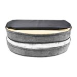Plush Orthopedic Pet Sofa Bed with Bolstered Edges – Ultra-Soft Sponge Filled Luxury Dog and Cat Couch, Waterproof Inner Liner & Removable Washable Cover for Medium-Sized Pets Up to 35kg (Grey) - Image 5
