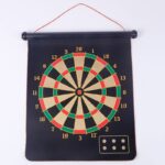 15 Inch Magnetic Dart Board Set - 46 x 38 cm, 3 mm Thick Target with 4 Darts, Compact Indoor Family Game for Home, Parties and Travel - Image 4