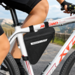 Black Bicycle Frame Bag - Triangular Storage Bag for Cycling, Outdoor Rides and Daily Commuting - Image 5