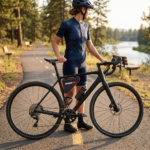 Black-red Bicycle Frame Bag - Triangular Storage Bag for Cycling, Outdoor Rides and Daily Commuting - Image 2