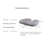 Purple Memory Foam Seat Cushion - 44 x 35 x 6 cm Polyester Chair Pad, Anti-slip bottom,Thickened Breathable Comfort for Office Chairs, Student Desks and Everyday Seating - Image 5