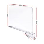 Artiss 6 Pack Closet Organizers and Storage Clear Shelf Dividers - Image 2