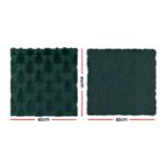 Jingle Jollys Christmas Tree Pillow Covers 2 Packs Cushion Covers Soft Faux Fur Jacquard Throw Pillow Covers 45 x 45cm Green - Image 2