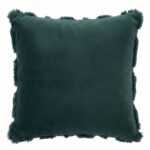 Jingle Jollys Christmas Tree Pillow Covers 2 Packs Cushion Covers Soft Faux Fur Jacquard Throw Pillow Covers 45 x 45cm Green - Image 3
