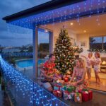 Jingle Jollys 32M Christmas Lights Solar Icicle String Lights 960 LED Blue - Image 10