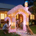 Jingle Jollys Christmas Inflatable Gingerbread Man Candy 3.2M Illuminated Decorations - Image 10
